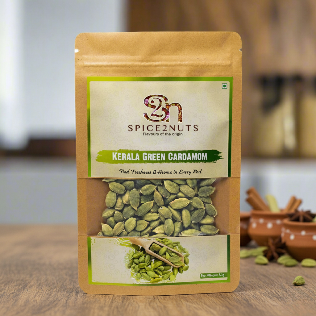 Kerala Green Cardamom (50 gram)