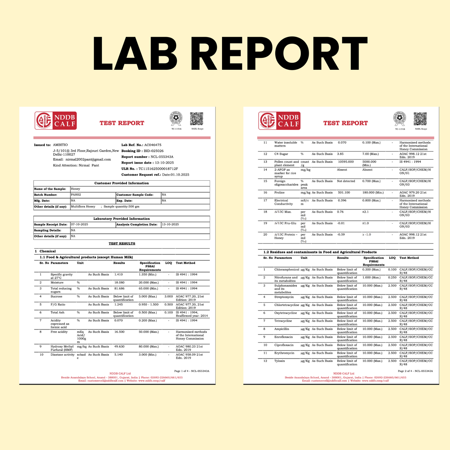 Multiflora Honey - 500 grams