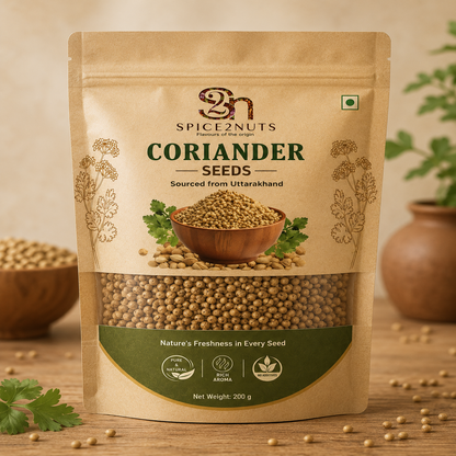 Coriander Seeds (200g) - Sourced from Uttarakhand