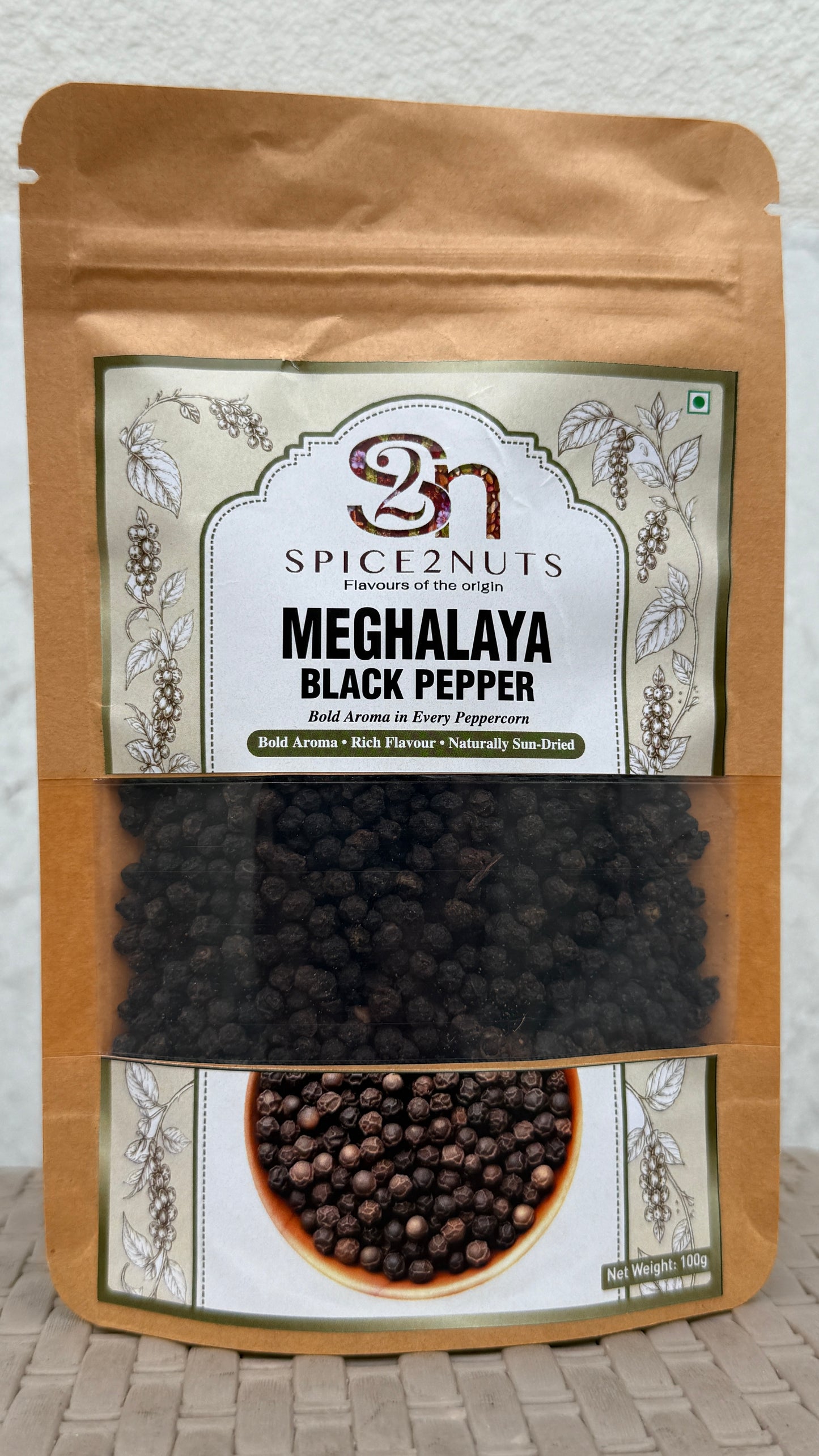 Black pepper whole From Meghalaya