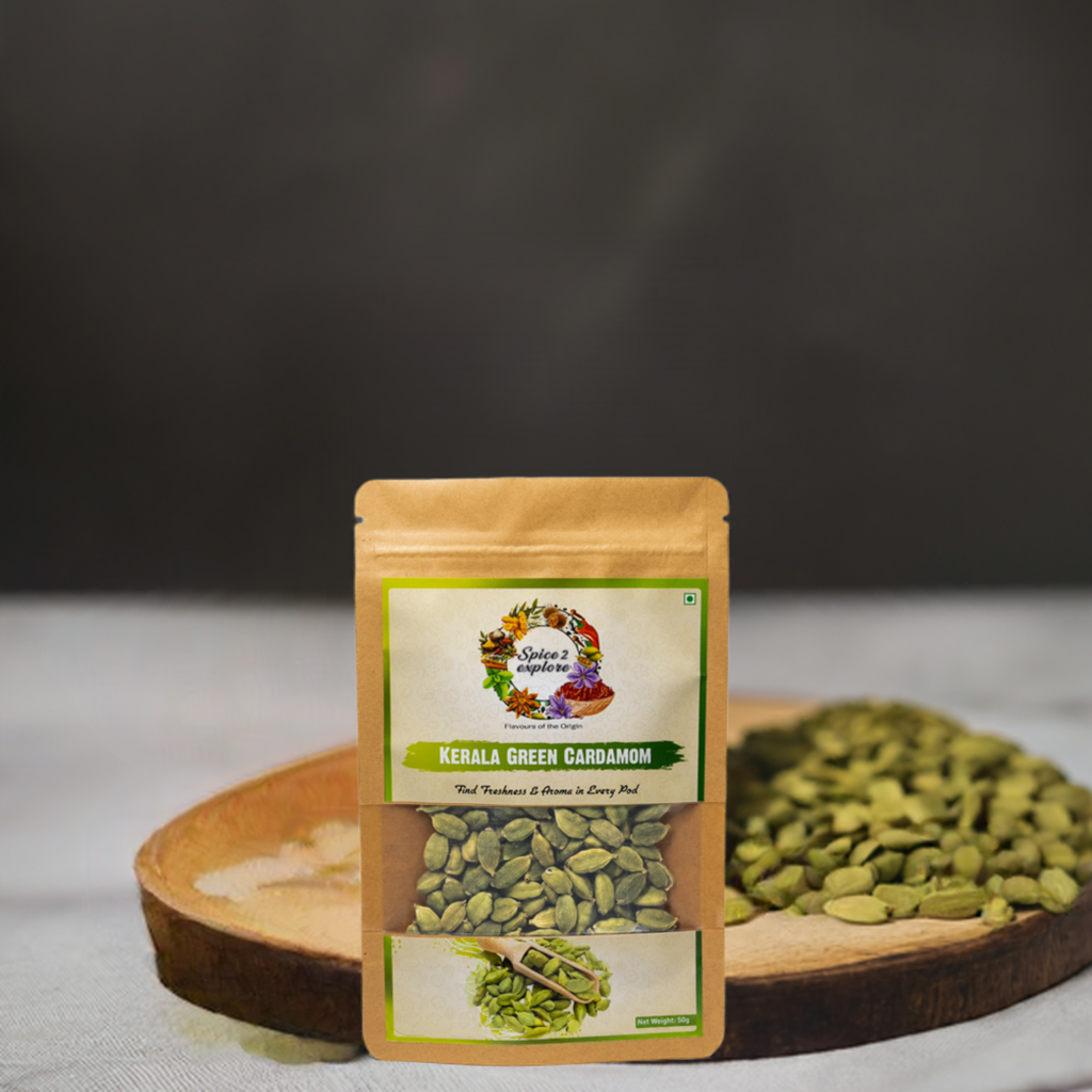 Kerala Green Cardamom (50 gram)